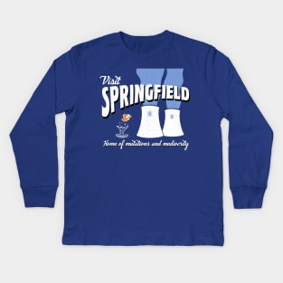 Visit Springfield Kids Long Sleeve T-Shirt